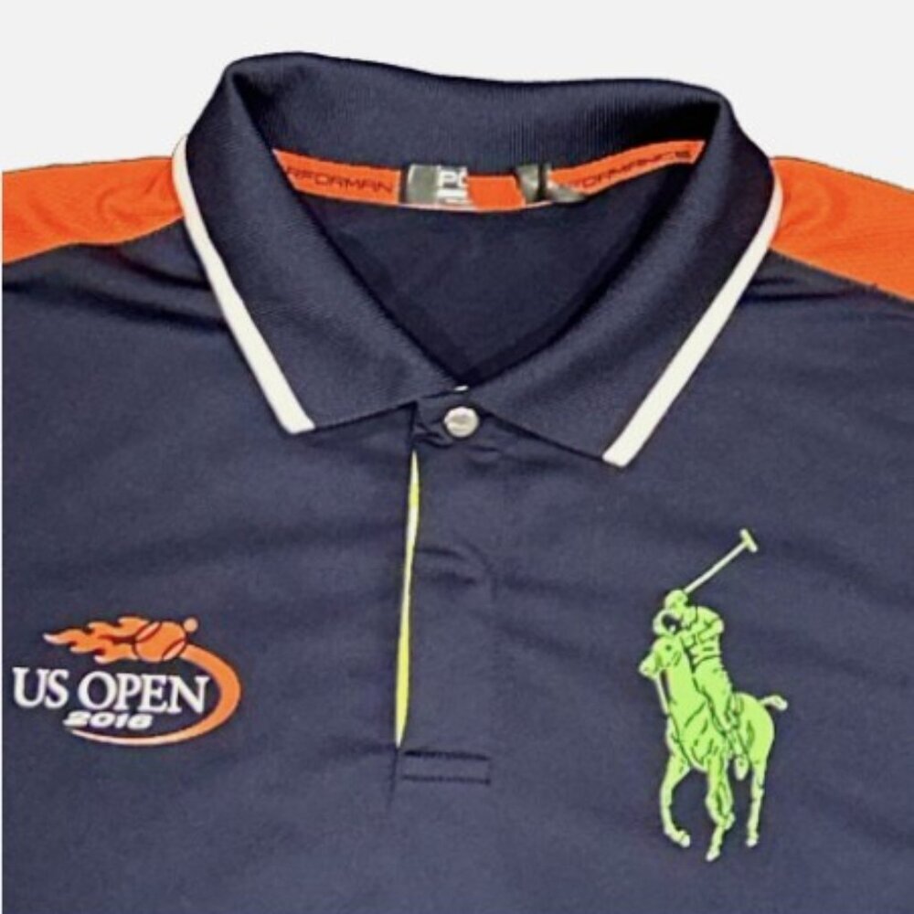 Official Polo Ralph Lauren US Open 2016 Ball Person Polo Shirt Women's Size Med - Picture 5 of 10